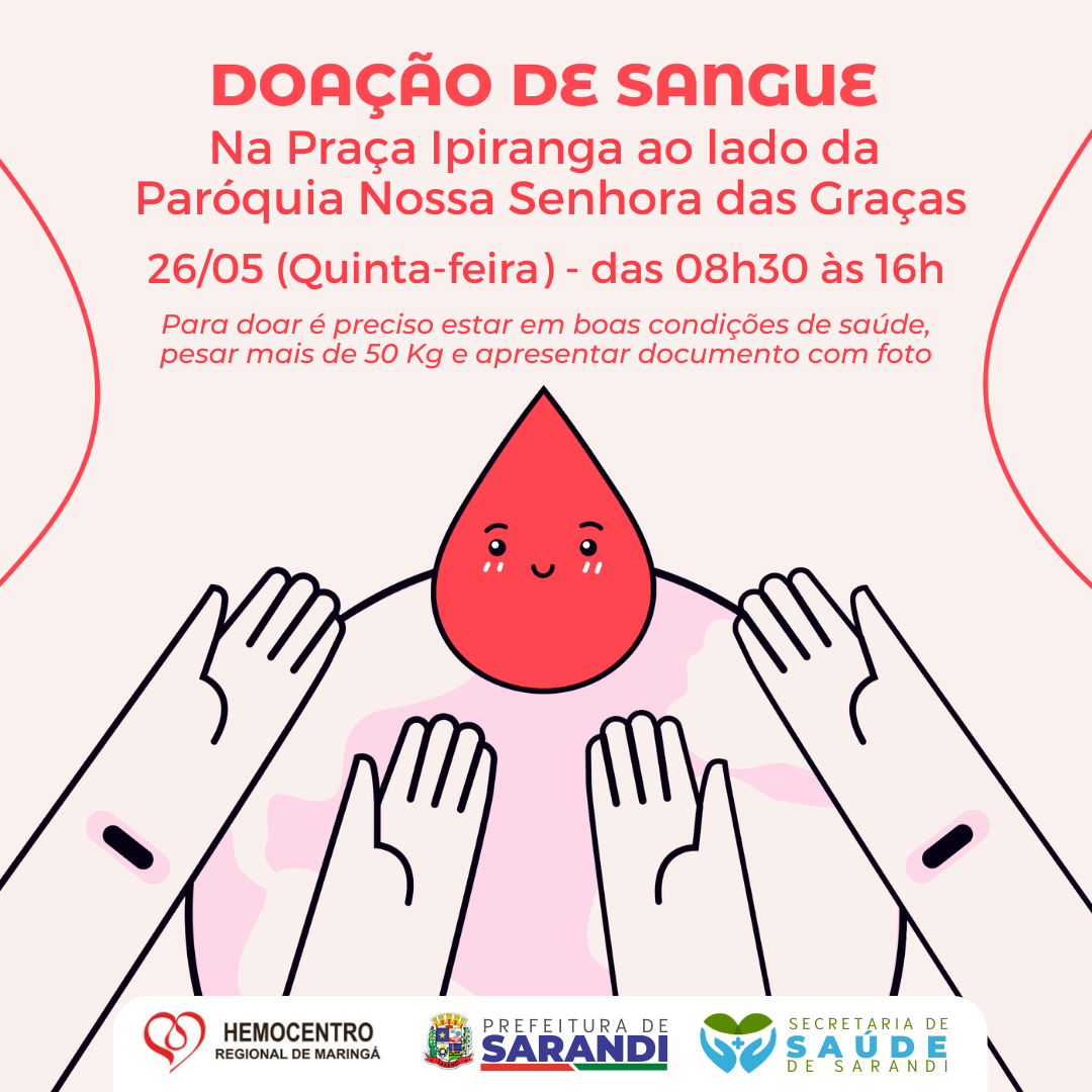 Campanha para Doação de Sangue em Sarandi